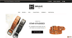 Desktop Screenshot of braveleather.com